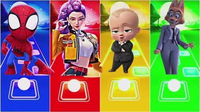 МУЛЬТИКИ: ПАУЧОК vs РУМИ vs МАЛЫШ‑БОСС vs ЛИС НИК — КТО ЛУЧШЕ ТАНЦУЕТ? 🕷️ смотреть онлайн