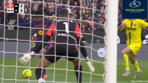 Барселона - Вильярреал. Обзор матча. Испания,  тур 26