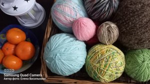 СП Второй шанс//Февраль//Начала вязать кофточку из полухлопка