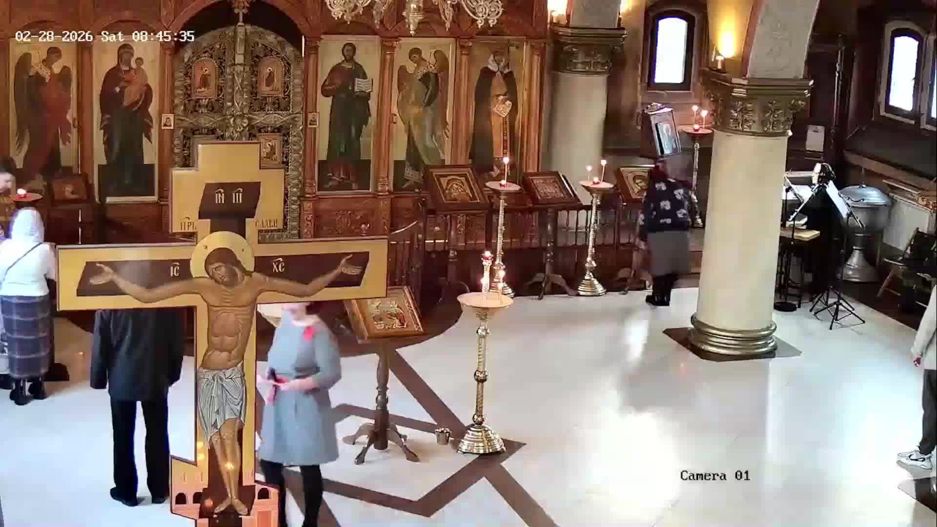 Божественная литургия. Заупокойная лития. 9.00, 28.02.2026г. смотреть онлайн