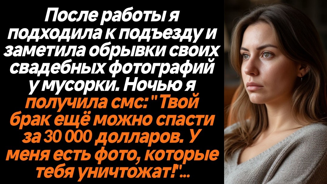 Жизненные истории/После работы я подходила к подъезду и заметила обрывки своих свадебных фотографий смотреть онлайн