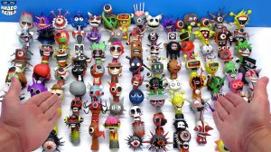 Спрунки - Моя коллекция фигурок Incredibox Sprunki  Видео Лепка