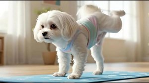 Очаровательный щенок контролирует рацион своей мамы 24 часа! ⏱️🥦