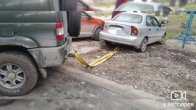 Шевролет Ланос - буксировка