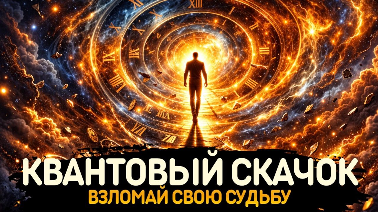 08. ВРЕМЕНИ НЕ СУЩЕСТВУЕТ: Как квантовый скачок перенесёт тебя в желаемое будущее ⏳ |