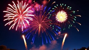 ✨ Взрывы красок в ночи! Фейерверки дарят волшебство ✨🎇
