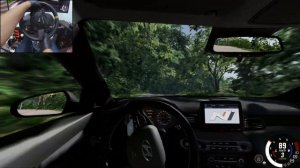 Hyundai Veloster N выжигает асфальт 🔥 BeamNG.Drive с игровым рулём 💥