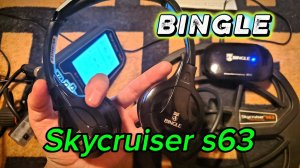 Бинглы для Крузака. Беспроводные наушники BINGLE B616 для металлоискателя Skycruiser S63.