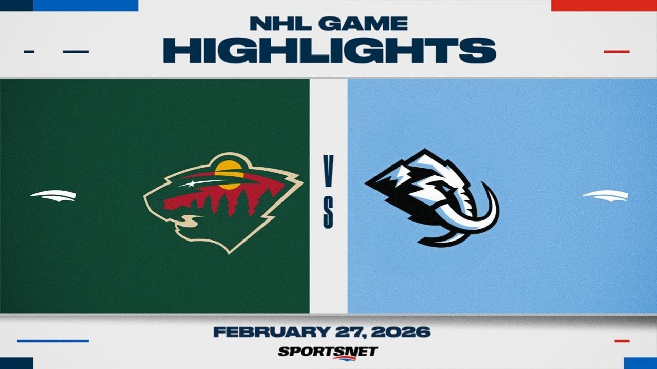 28.02.2026 | ОБЗОР МАТЧА | Юта Маммот - Миннесота Уайлд | Highlights смотреть онлайн