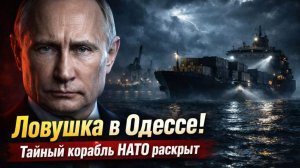 Ловушка России в Одессе: Тайный корабль НАТО словили с вооружением!..?