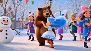 Гжелька и Медведь на Масленицу