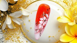 Яркий сочный весенний маникюр.  МК