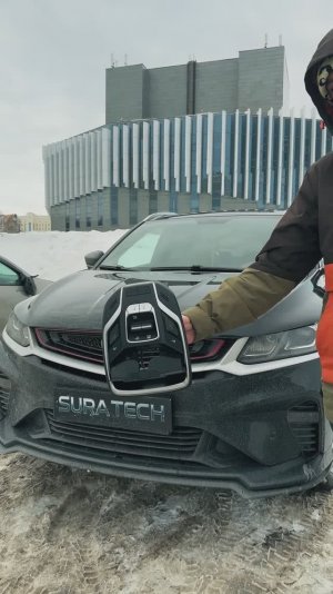 Очечник Geely лёгкая установка