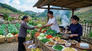 Настоящая жизнь на ферме вдали от цивилизации: сбор урожая, продажа на рынке, рыбалка и приготовлени