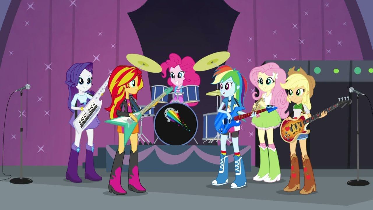 Мой маленький пони Девочки из эквестрии  Радужный рок песня Радужный рок