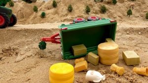 Спасательная миссия трактора! Автокран машинки игрушки для детей