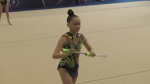 Выступление гимнасток в Сибур арене