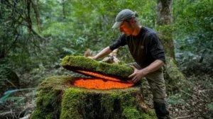 МУЖЧИНА СТРОИТ САМУЮ СЕКРЕТНУЮ ХИЖИНУ В МИРЕ!!! Я В ШОКЕ КАК ОН ЭТО СДЕЛАЛ?!?!