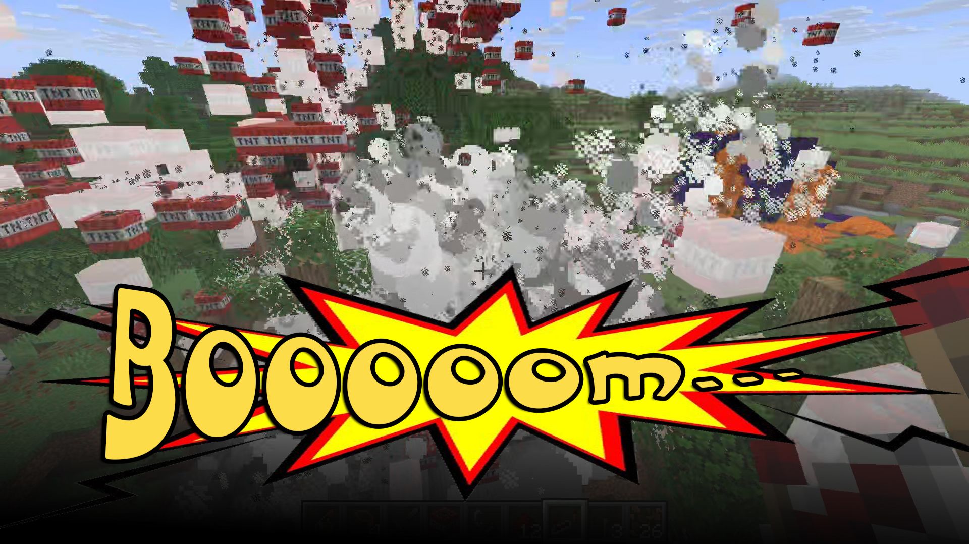 Майнкрафт. Взрываем лес / A-LegendA