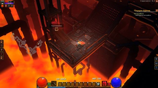 Torchlight 2 Прохождение №70 Старые шахты Чернокнижник