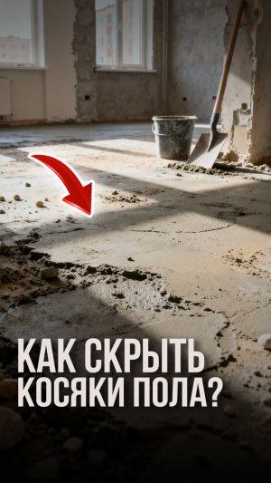 Как скрыть косяки пола?