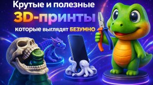 Я напечатал на 3D принтере крутые и полезные вещи которые выглядят безумно
