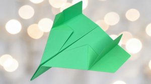 Бумажный самолетик из листа бумаги А4