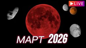 Астрономические события марта 2026