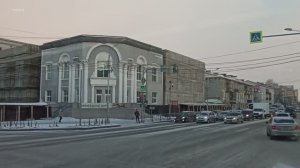 Южно-Сахалинск 26 февраля. Еду в автобусе.mp4