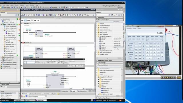 17. Программирование Sinamics v20 протокол Modbus - 3ч.