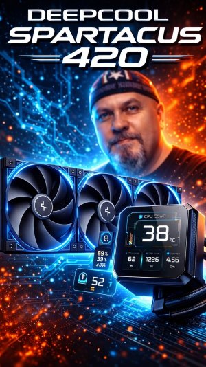 DeepCool Spartacus 420: Распаковка, Обзор и Тесты — Лучшее Охлаждение для Топовых ПК!