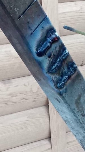 Сварка 45° электродом