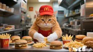 ВИДЕОБЛОГ папы-кота О том, как я работаю с 9 до 5 ради своего котенка! 🍔➡️🏰