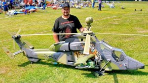 ПОТРЯСАЮЩЕ !!! ОГРОМНЫЙ !!! RC TIGER TURBINE МОДЕЛЬНЫЙ ВЕРТОЛЕТ В МАСШТАБЕ 14.8 ДЕМОНСТРАЦИЯ ПОЛЕТА