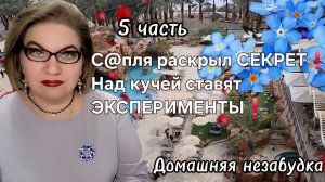 5 часть. С@пля раскрыл СЕКРЕТ❗️Над кучей ставят ЭКСПЕРИМЕНТЫ❗️