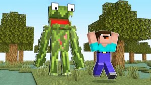 НУБ РАЗОЗЛИЛ БОЛОТНОГО МОНСТРА В МАЙНКРАФТ ! НУБИК ПРОТИВ МОНСТР И ТРОЛЛИНГ ЛОВУШКА В MINECRAFT