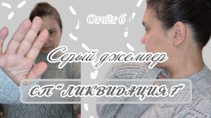 СП "Ликвидация 7" Отчёт 6. Серый джемпер.