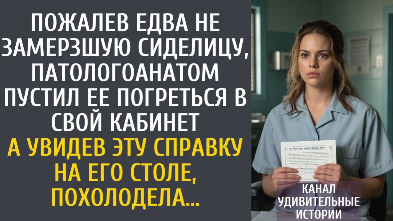 Истории из жизни: Пожалев замерзшую сиделицу, патологоанатом пустил ее погреться в кабинет… смотреть онлайн