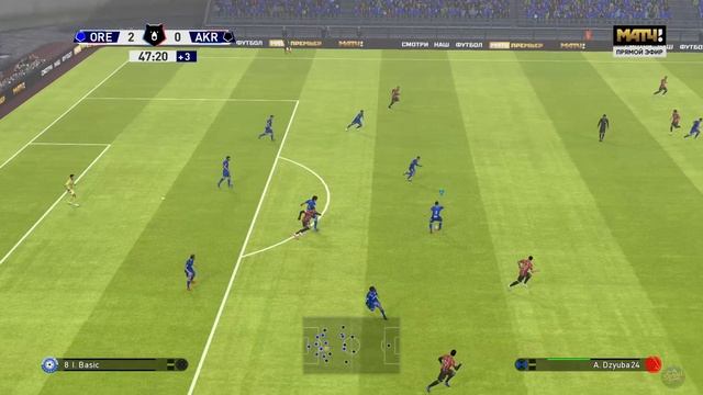 Футбол. РПЛ. Оренбург - Акрон. Обзор матча [PES 2017] смотреть онлайн
