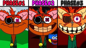 INCREDIBOX SPRUNKI 🐉 ВСЕ ФАЗЫ НОВОГО OC ✨ ГИБЛЕТ 🍗 ОТ 1️⃣ ДО 3️⃣ ФАЗЫ 🔥Poppy Playtime,Поппи