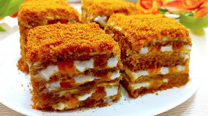 🍯Медовик — лучший торт! Мягкие коржи, нежный крем, безупречный вкус😋