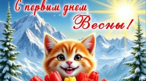 ПОЗДРАВЛЕНИЕ С  ВЕСНОЙ. 1 МАРТА - ВЕСНА !