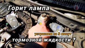 Загорелась лампочка тормозной жидкости. Калина, Веста, Гранта