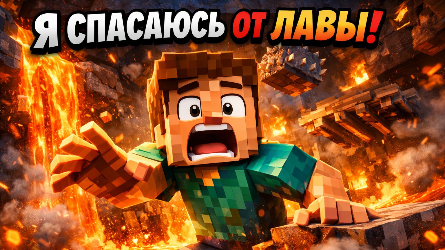 Я СПАСАЮСЬ ОТ ЛАВЫ!