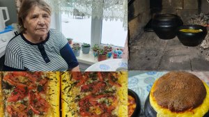 Отпраздновали первый день весны ,обед из печи .