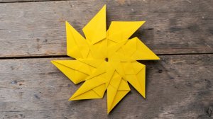 Как сделать сюрикен из бумаги