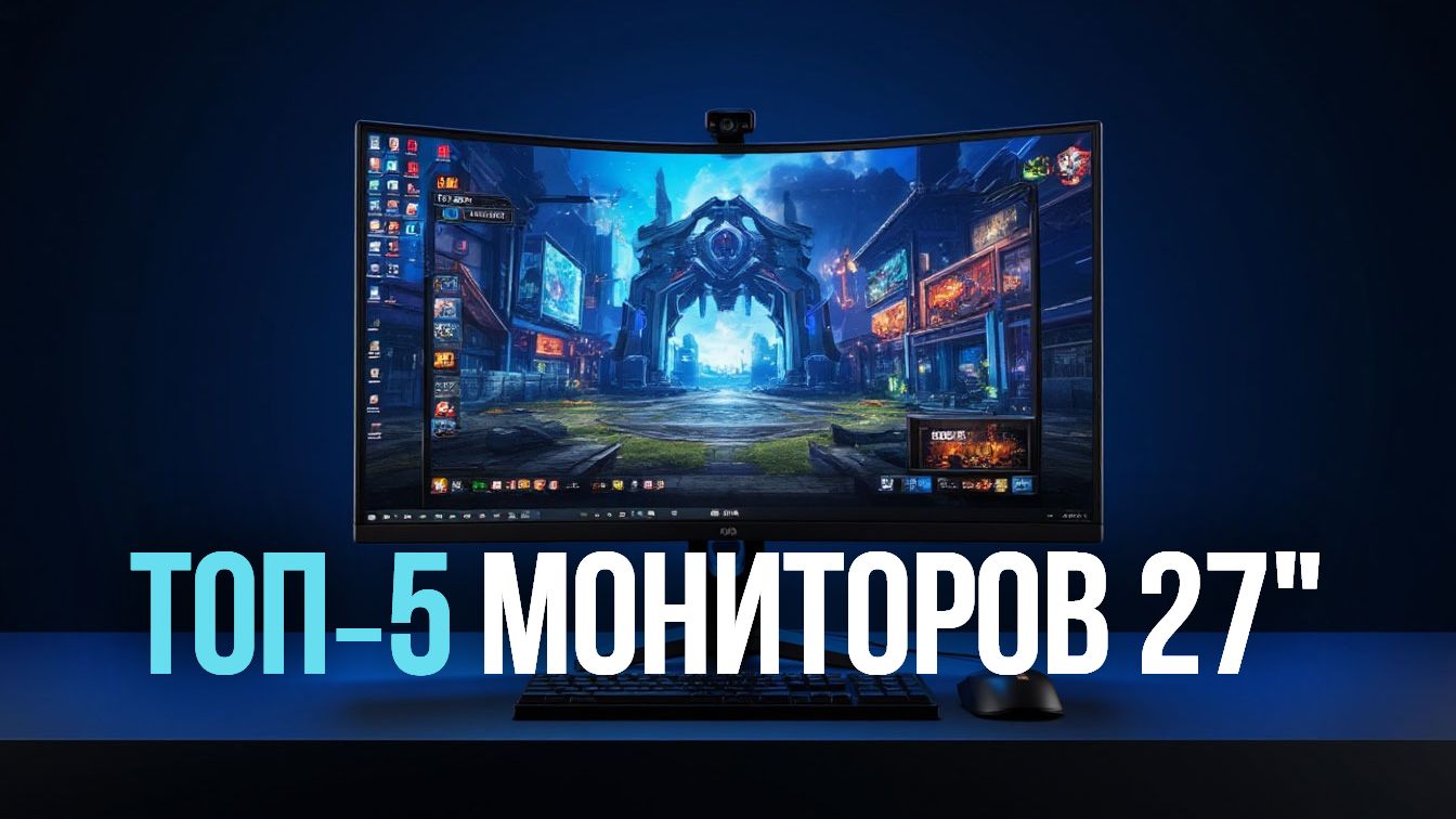 ТОП‑5 игровых мониторов 27″ 2026: частота 144–210 Гц, выбираем лучший! 🖥️