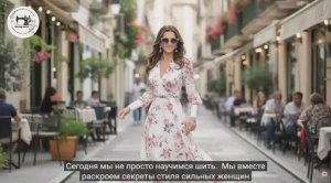 Моделирование платье макси с запахом