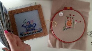 Вышивальные зарисовки февраля. Итоги месяца