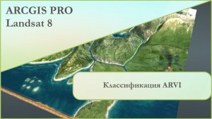 ArcGIS Pro: классификация индекса ARVI.